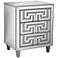Art Deco 3-Drawer Mirrored Accent Table