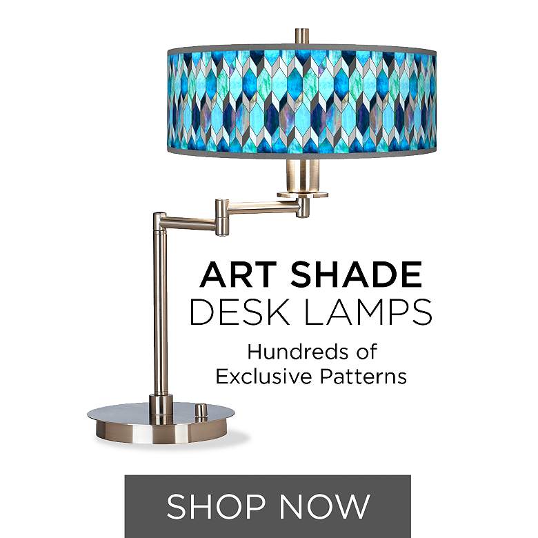 Art Shade Desk Lamps