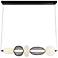 Artcraft Ace 44" Wide Black LED Island Pendant