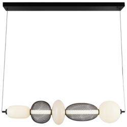 Artcraft Ace 44" Wide Black LED Island Pendant