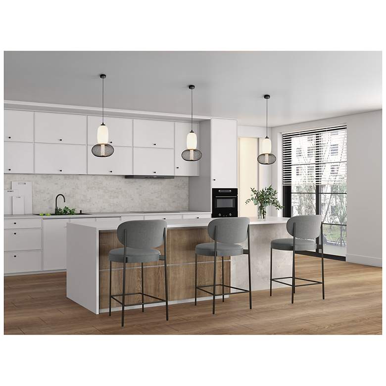 Image 5 Artcraft Ace 8 3/4" Wide Black LED Mini Pendant more views