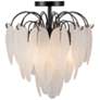 1_Artcraft Alessia 13 1/2" Wide Black Ceiling Light