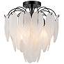 2_Artcraft Alessia 13 1/2" Wide Black Ceiling Light more views