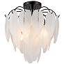 3_Artcraft Alessia 13 1/2" Wide Black Ceiling Light more views