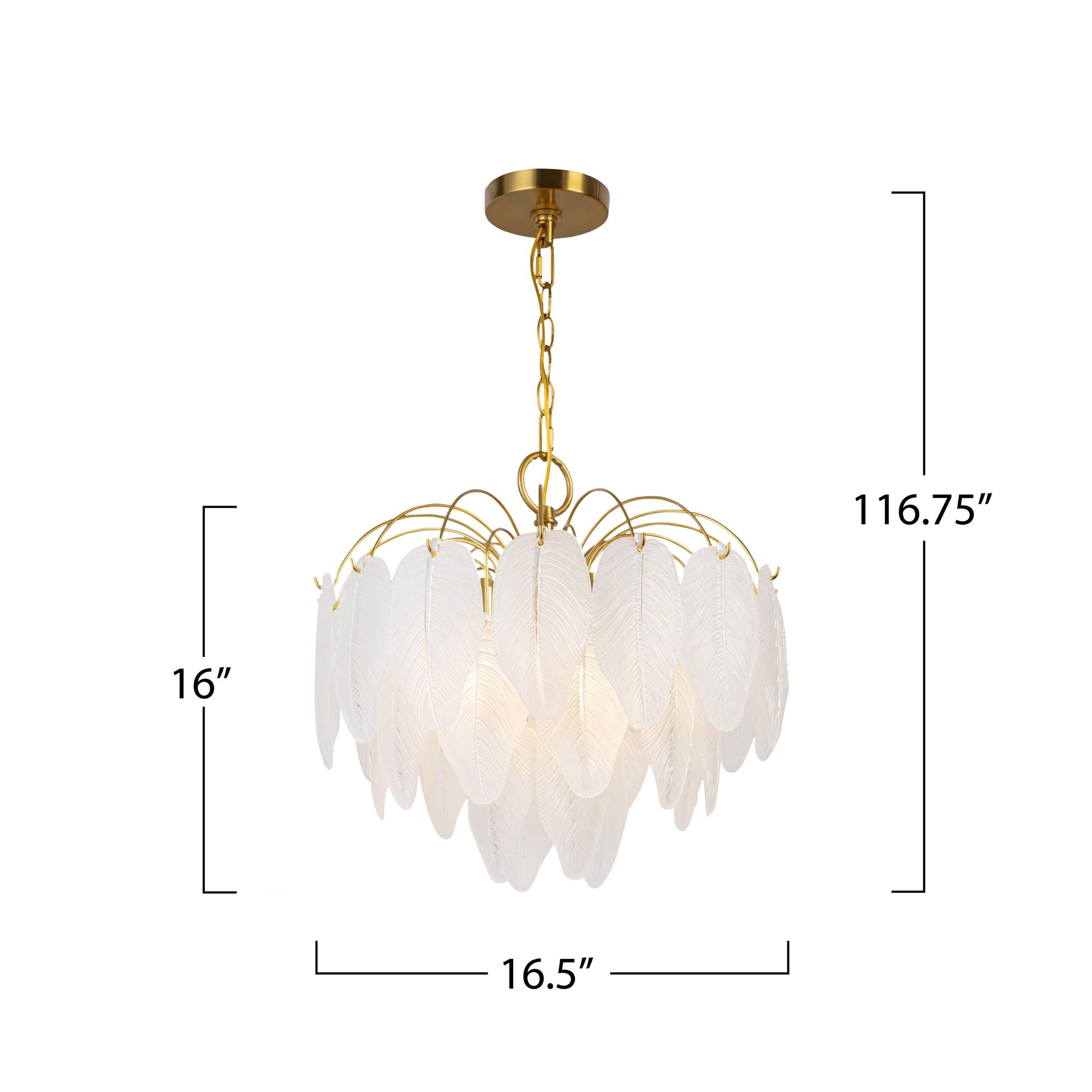 Artcraft Alessia 16 1/2" Wide Brushed Brass Chandelier