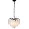 ArtCraft Alessia 16 1/2" Wide Black Chandelier