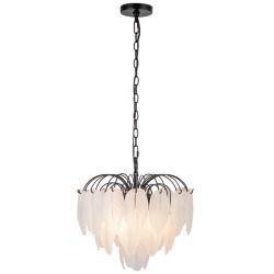 ArtCraft Alessia 16 1/2" Wide Black Chandelier