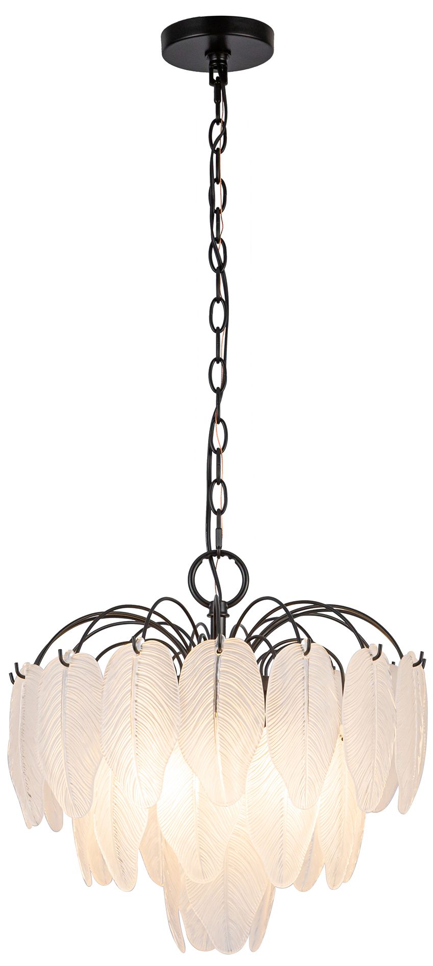 Image 3 ArtCraft Alessia 16 1/2" Wide Black Chandelier more views