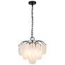 3_ArtCraft Alessia 16 1/2" Wide Black Chandelier more views