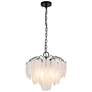 4_ArtCraft Alessia 16 1/2" Wide Black Chandelier more views