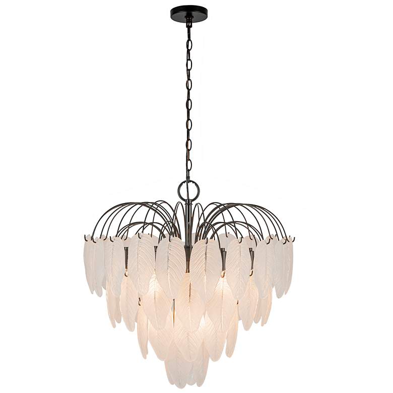 Image 2 ArtCraft Alessia 22 1/2" Wide Black LED Chandelier