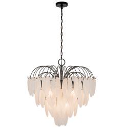 ArtCraft Alessia 22 1/2" Wide Black LED Chandelier