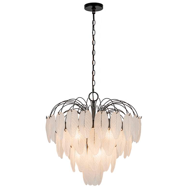 Image 3 ArtCraft Alessia 22 1/2" Wide Black LED Chandelier more views