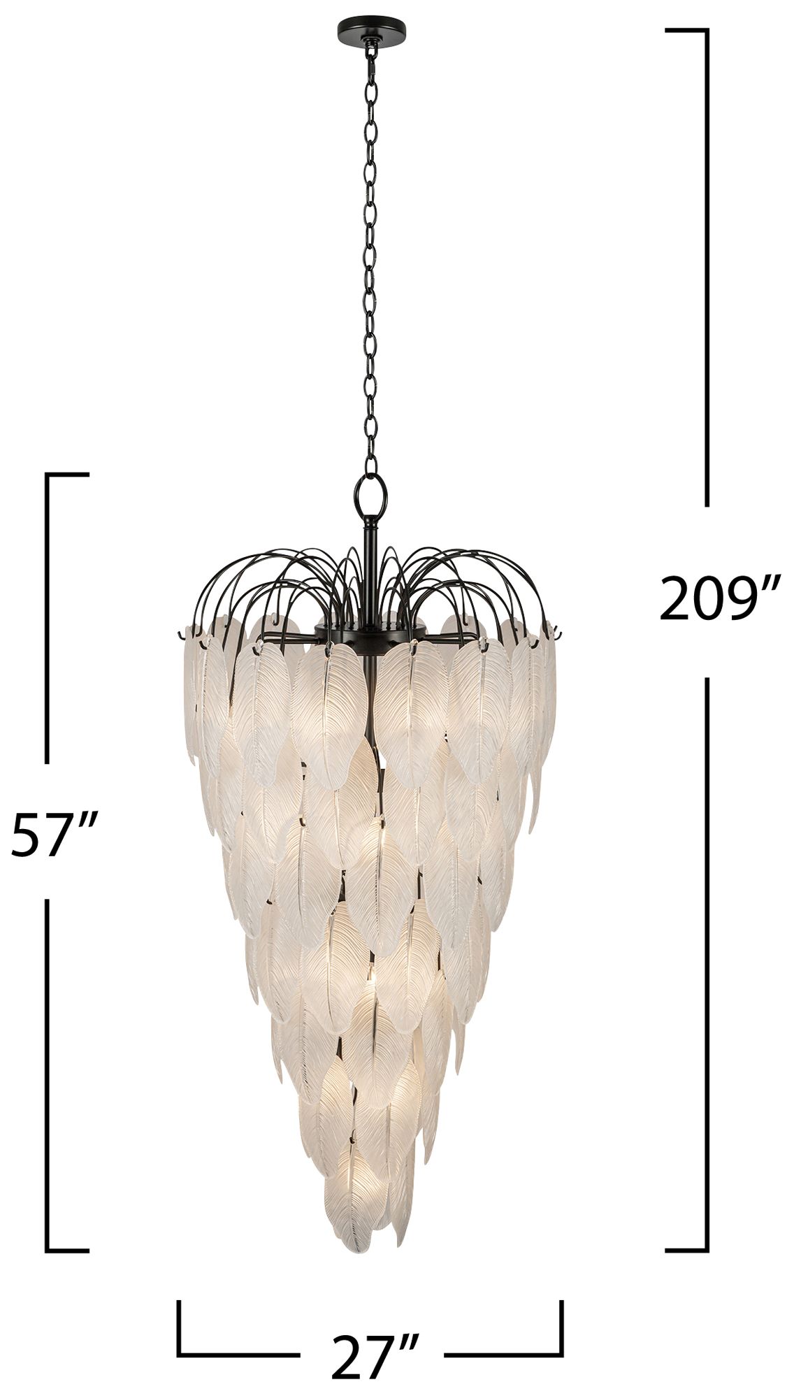 Image 7 ArtCraft Alessia 27" Wide Black Chandelier more views