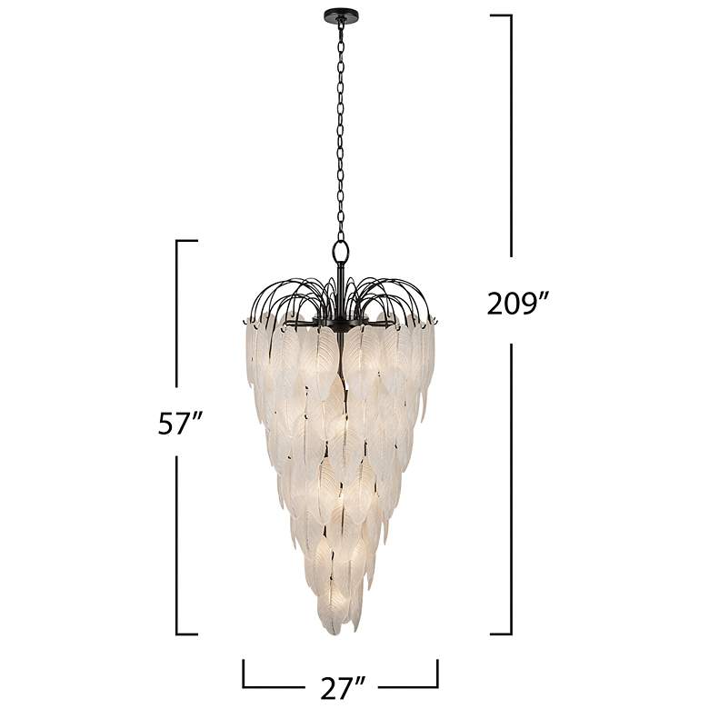 Image 7 ArtCraft Alessia 27" Wide Black Chandelier more views