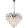ArtCraft Alessia 28 1/2" Wide Black Chandelier