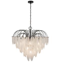ArtCraft Alessia 28 1/2" Wide Black Chandelier