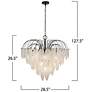 7_ArtCraft Alessia 28 1/2" Wide Black Chandelier more views