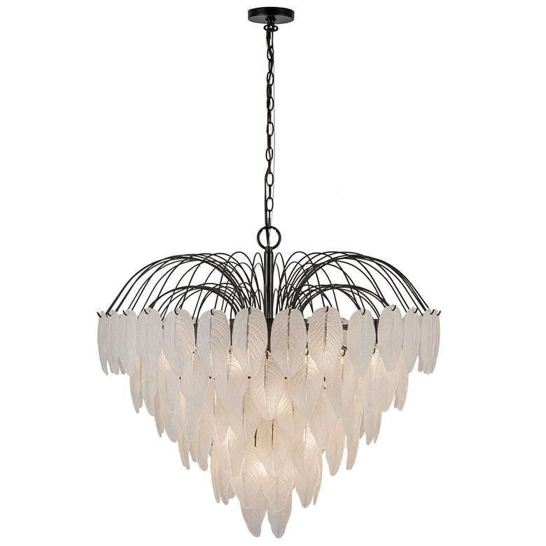 Image 1 ArtCraft Alessia 33 1/2" Wide Black Chandelier