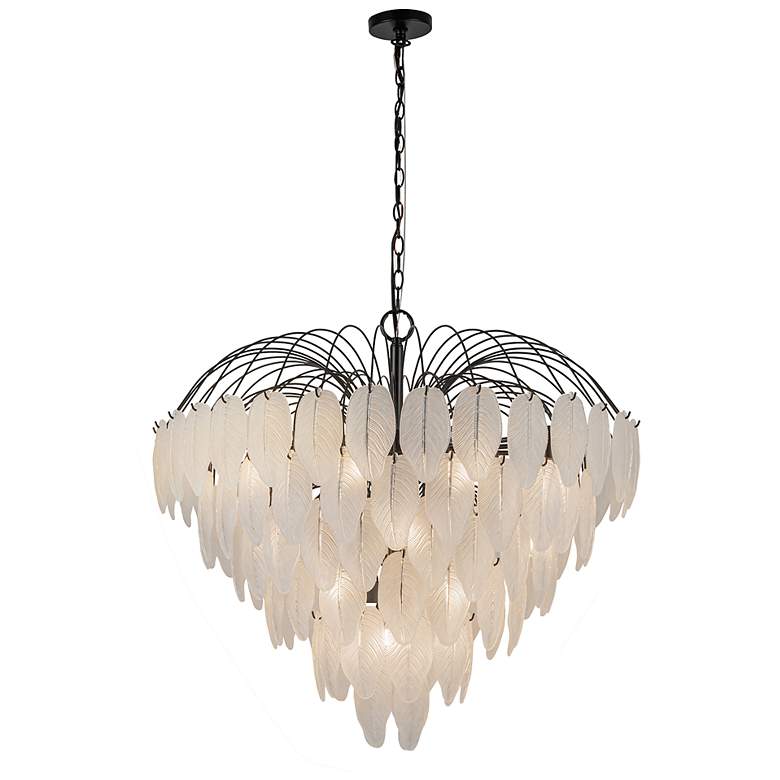 Image 3 ArtCraft Alessia 33 1/2" Wide Black Chandelier more views