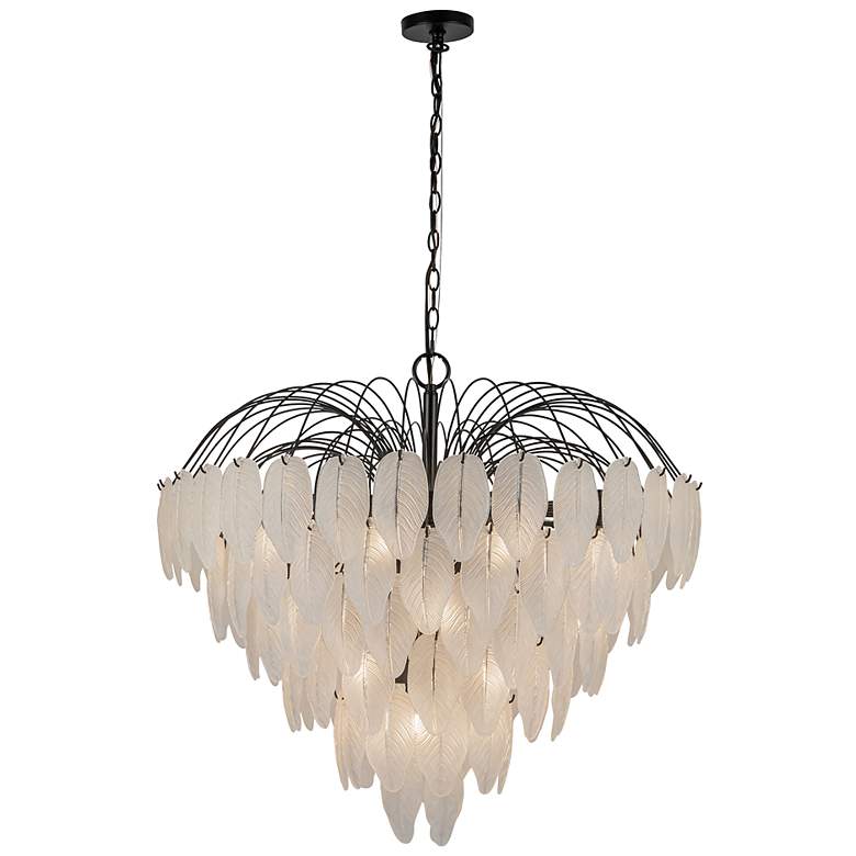 Image 4 ArtCraft Alessia 33 1/2" Wide Black Chandelier more views