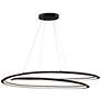 1_Artcraft Ara 38 1/2" Wide Black LED Pendant Light