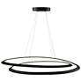 6_Artcraft Ara 38 1/2" Wide Black LED Pendant Light more views