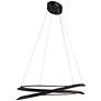 7_Artcraft Ara 38 1/2" Wide Black LED Pendant Light more views