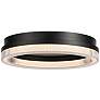 2_Artcraft Ari 15 3/4" Wide Black LED Ceiling Light more views