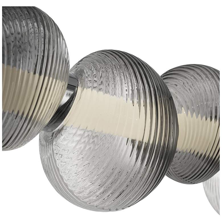 Image 5 Artcraft Ariel 42 3/4" Wide Chrome LED Island Pendant more views