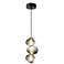 Artcraft Ariel 6 1/4" Wide Chrome LED 3-Glass Mini Pendant