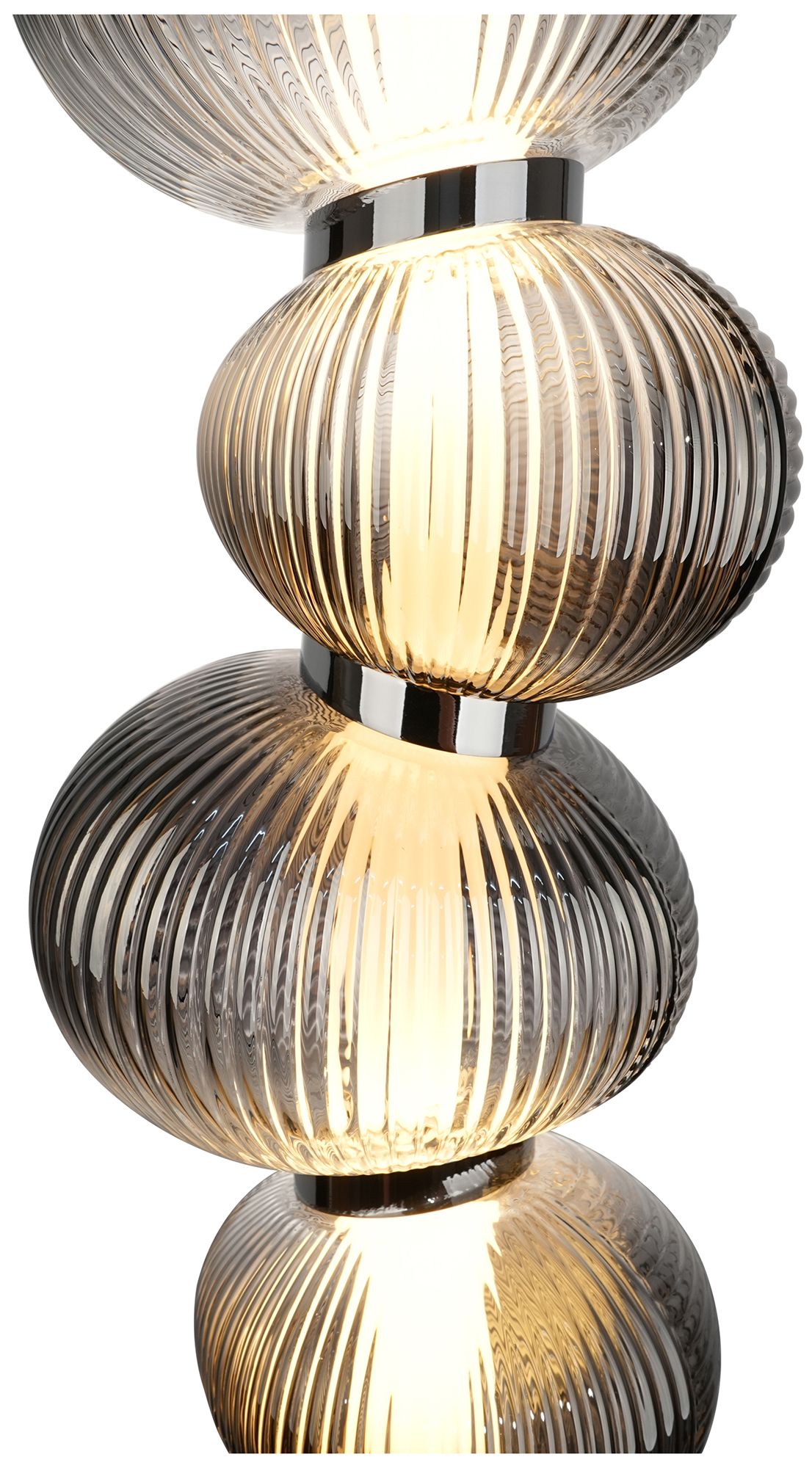 Image 3 Artcraft Ariel 6 1/4" Wide Chrome LED 4-Glass Mini Pendant more views