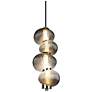 5_Artcraft Ariel 6 1/4" Wide Chrome LED 4-Glass Mini Pendant more views