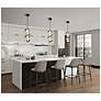 6_Artcraft Ariel 6 1/4" Wide Chrome LED 4-Glass Mini Pendant more views