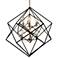 Artcraft Artistry 32" Matte Black and Brass 6-Light Geometric Pendant