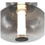 5_Artcraft Astra 9" Wide Black Smoke Glass LED Mini Pendant more views