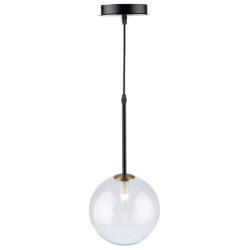 Artcraft Aurelia 1-Light Pendant Matte Black & Brass