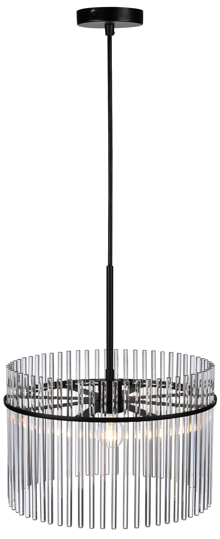 Artcraft Ava 15 3/4" Wide Black Ceiling Light