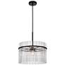 Artcraft Ava 15 3/4" Wide Black Ceiling Light