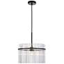 Artcraft Ava 15 3/4" Wide Black Ceiling Light