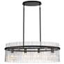 1_Artcraft Ava 32" Wide Black 4-Light Island Chandelier