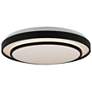 2_Artcraft Aziza 19" Wide Black Finish Modern Disc LED Ceiling Light