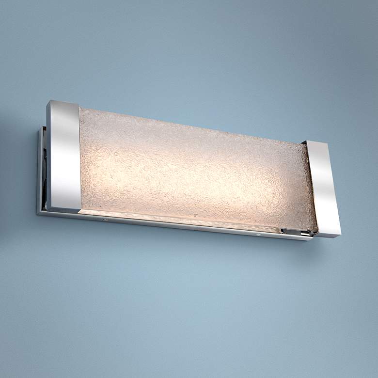 Image 1 Artcraft Barrett 18" Wide Chrome LED Bath Light