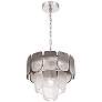 1_Artcraft Bianca 15 3/4"W Nickel and Smoke Glass Chandelier
