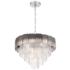ArtCraft Bianca 24 3/4"W Nickel and Smoke Glass Chandelier