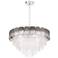 ArtCraft Bianca 32 1/4"W Nickel and Smoke Glass Chandelier
