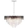 2_ArtCraft Bianca 32 1/4"W Nickel and Smoke Glass Chandelier more views