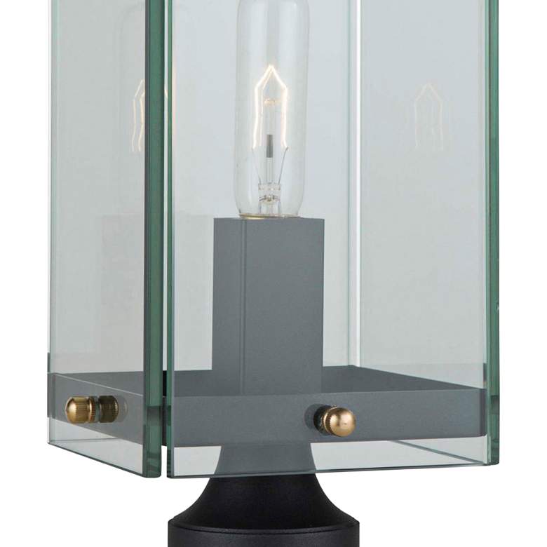 Image 2 Artcraft Bradgate 19 1/4"H Matte Black Outdoor Post Light more views