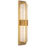 1_ArtCraft Briana 23 1/2" High Brushed Brass LED Wall Sconce