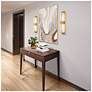 7_ArtCraft Briana 23 1/2" High Brushed Brass LED Wall Sconce more views